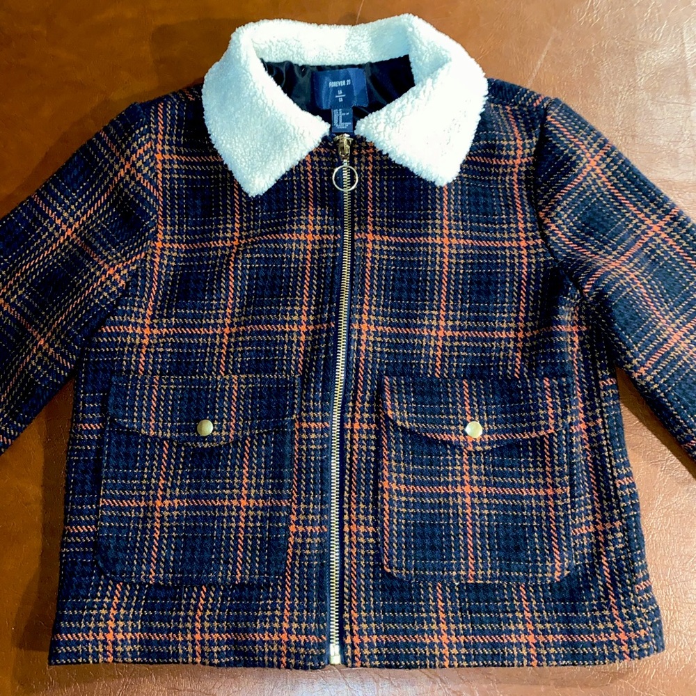 forever 21 plaid jacket🤍
